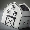 Sullivans Charming Black & White Ceramic Planter 4.5"H White - 2 of 4