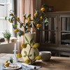 LuxenHome Ivory with Yellow Lemons Ceramic 13.8-Inch Tall Vase Multicolored - 4 of 4