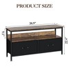55 Inch TV Stand for Living Room, Media Console Featuring Open Shelf, Television Chest with Storage for Bedroom - 2 of 4