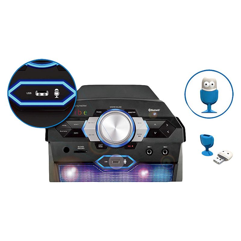 Singing Machine Vibe Hi-Def Karaoke System - Black (SDL366), 6 of 11
