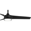56" Minka Aire Veer Coal LED Smart Ceiling Fan with Remote - 3 of 4