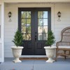Wooakway 20" H Outdoor Urn Planters Decor Garden Pots Indoor Urn Filters White - 2 of 4