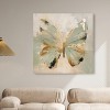 Art Remedy Sage Butterfly Colorful buterfly and flowers wall art Unframed - 2 of 4