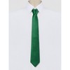 Allegra K Men's Self-tied Textured Wide Necktie - 2 of 4