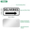 Unique Bargains Rust Free Aluminum Waterproof Anti-Corrosion Yard Sign - 2 of 4