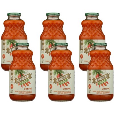 Knudsen Carrot Juice - 6 pack, 32 fo