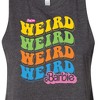 Women's - Barbie - Weird Stack Graphic Racerback Tank - 2 of 3
