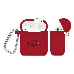 NCAA Arkansas Razorbacks Silicone Cover for Apple AirPod Battery Case - 1 of 3