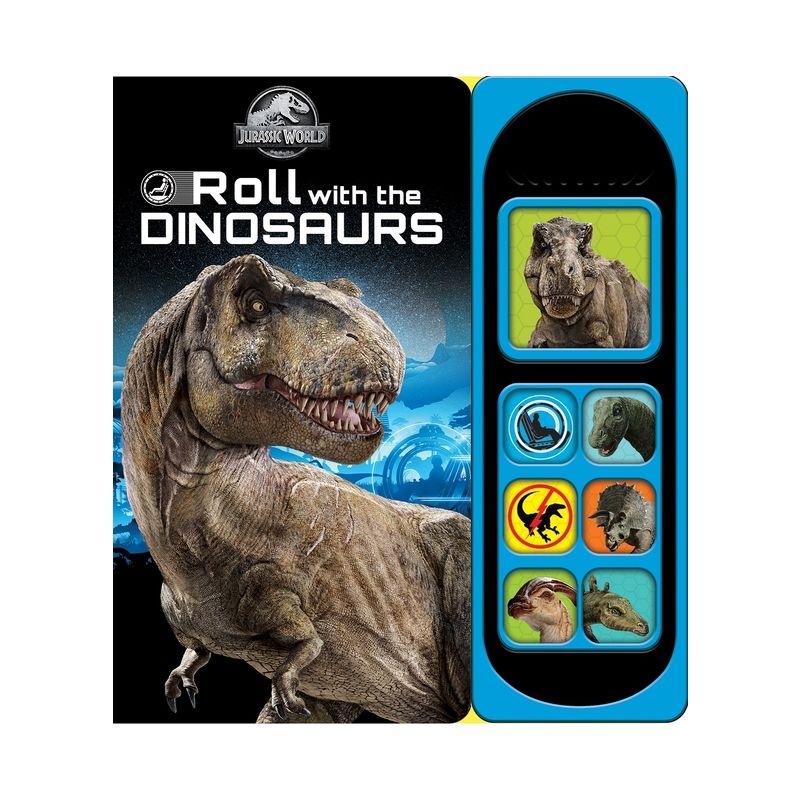 Jurassic World Roll With The Dinosaurs - Little Sound (Board Book), 1 of 6