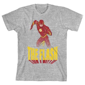 Flash Running Pose Boy's Athletic Heather T-shirt - 1 of 1