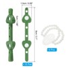 Unique Bargains Plastic Magnet Durable Corsage Brooches Sewing Pins and Needles Green 15 Pairs - 2 of 4