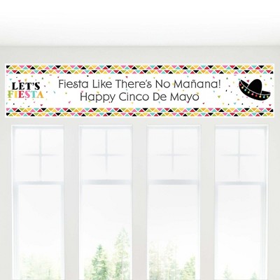 Big Dot of Happiness Cinco de Mayo - Mexican Fiesta Party Decorations Party Banner