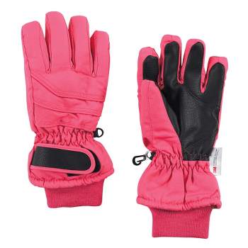 Hudson Baby Unisex Snow Gloves, Pink