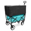 FURNIinspire Outdoor Serving Carts Heavy Duty Utility Cart Utility Wagon Grocery Cart for Camping 3pcs Liner Cover, Blue, 25.98"*17.32"*37.4" - 2 of 4