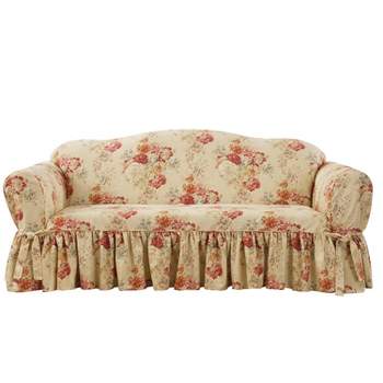 Ballad Bouquet Sofa Slipcover Blush - Waverly Home