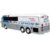 1984 Eagle Model 10 Motorcoach Bus "Greyhound Package Express" White and Blue 1/87 (HO) Diecast Model by Iconic Replicas - 3 of 3