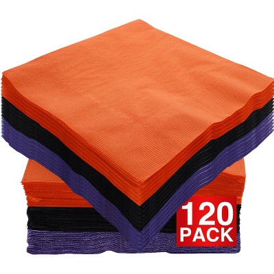 SparkSettings Lunch Napkins, 7” x 7” 2 Ply Paper Napkins, Pack of 50