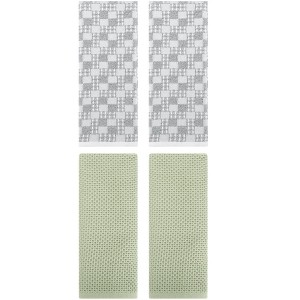 REGALWOVEN 4 Pcs Soft Absorbent Comfortable Waffle Design Hand Towel - 1 of 4