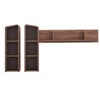 Modway Omnistand Wall Mounted Shelves Walnut Gray - 2 of 3
