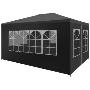 vidaXL Party Tent 9'10"x13'1" Anthracite - 1 of 4