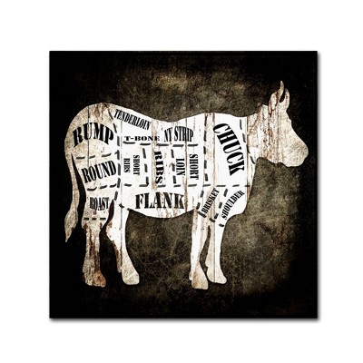 35" x 35" Butcher Shop II by LightBoxJournal - Trademark Fine Art