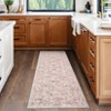 Washable Area Rugs Floral Living Room Bedroom Carpet Non-Slip Low Pile Vintage Soft Thin Throw Rug - 2 of 4