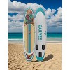 10'6"/11' Inflatable Stand Up Paddle Board w/Accessories, Non-Slip EVA Deck, Lightweight SUP for All Levels - 4 of 4