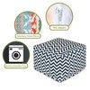 Majestic Home Goods,Ottoman Pouf Chevron - 2 of 4