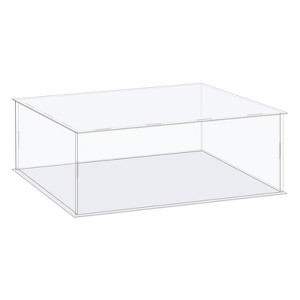 Unique Bargains Acrylic Self-Assembly Dustproof Toy Collectibles Showcase - 1 of 3