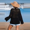 Women's Chic Crochet Knit Beach Cover Up Top - Cupshe - 2 of 4