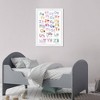 Wynwood Studio 15"x21" ABCs Cute Education and Office Framed Art Print : Modern Typography, Preschoolers, Digital Art, White Frame - 3 of 4