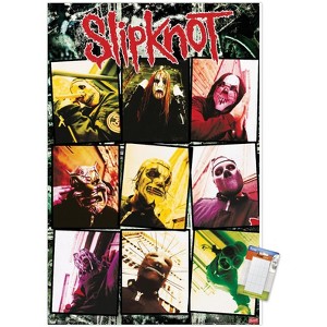 Trends International Slipknot - Grid Unframed Wall Poster Print White Mounts Bundle 14.725" x 22.375" - 1 of 4