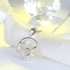 Fairy Moon Pendant Chain Necklace for Women Sterling Siver Ginger Lyne Collection - 2 of 4