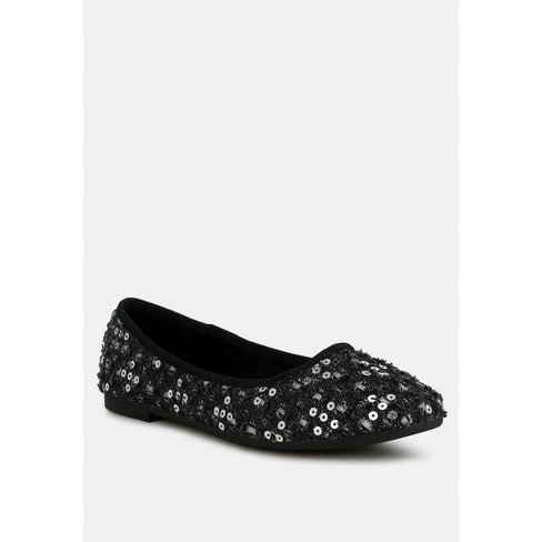 Women's sequin fashion flats