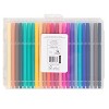 U Brands 24ct Felt Tip Pens Fine Liner Assorted Colors: Multicolored Fineliner Art & Stationery Set - 2 of 4