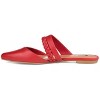 Journee Collection Womens Olivea Slip On Almond Toe Mules Flats - 2 of 4