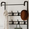 Coat Rack with Shoe Rack, Wardrobe with Bench, Shoe Rack, Coat Rack, Shoe Rack with 8 Coat Hangers, Clothes Rack, Shelf with Drawers, for Hallway - 4 of 4