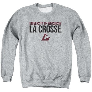 University of Wisconsin La Crosse Official Stacked Adult Crewneck Sweatshirt - 1 of 4