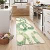 Area Rug Abstract Snake Print Low Pile Carpet Non-Slip Stain Resistant Large Indoor Floor Rug for Living Room Bedroom Dining Room Kitchen - 2 of 4