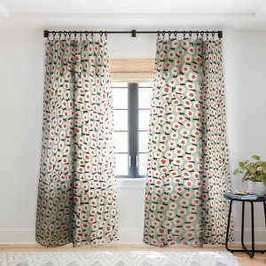 Alisa Galitsyna Dots And Flowers Single Panel Sheer Window Curtain - Society6 - 1 of 4