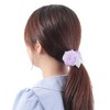 Unique Bargains Women's Fashion Elegant Flower Hair Scrunchies 2.76"x2.36" 1 Pc - 2 of 4