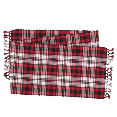 C&F Home 13" x 72" Fireside Plaid Table Thanksgiving Table Runner