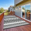 Outdoor Rug Modern Carpet Waterproof Plastic Straw Rug UV-Resistant Reversible Mat for Camping RV Porch Deck Balcony Beach - 4 of 4
