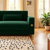 Mocamel Deep Seat Tufted Sofa - 86" Beige Fabric 3-Seater Couch with Metal Legs, for Living Room or Apartment - 4 of 4