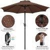 Yaheetech 9FT Outdoor Patio Umbrella with Crank and Push Button to Tilt - 4 of 4