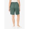 Woman Within Plus Size 7-Day Elastic-Waist Cotton Denim Short - 3 of 4