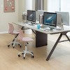 ELJGET Ergonomic Drafting Stool, Height-Adjustable Stool with Breathable Backrest & Smooth Casters for Artists, Designers & Home Offices - 4 of 4