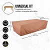 Hoan BBQ Rectangle Table Cover, 114x70x36 in, Taupe - 2 of 4