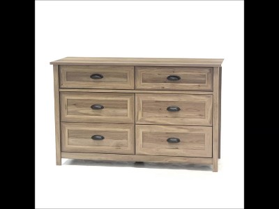 Salt Oak Double Dresser with Extra Deep Drawers