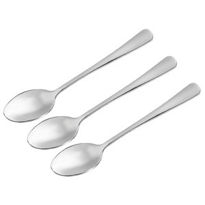 Unique Bargains 410 Stainless Steel Home Kitchen Restaurant Spoons 3 Pcs - 1 of 4